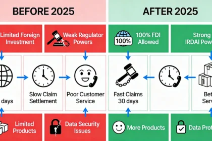 नया बीमा कानून 2025 BEFORE & AFTER