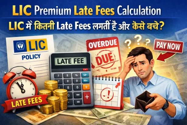 LIC Premium Late Fees Calculation