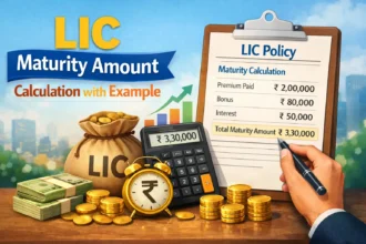 LIC maturity amount calculation with example