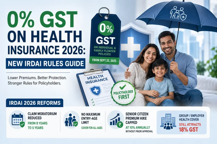 GST on health insurance 2026